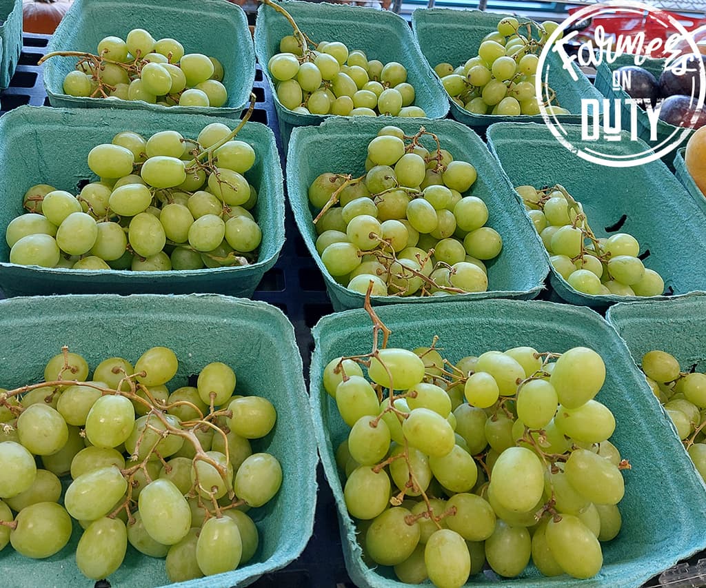 Organic Grapes Green